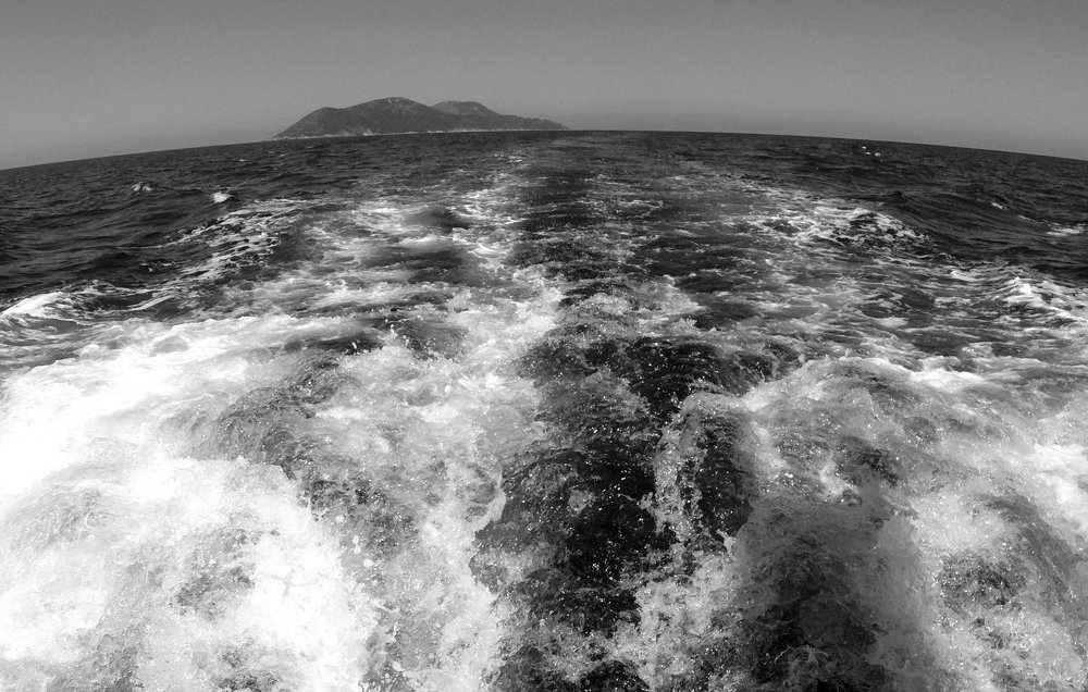 Sazan Island in the Ionian Sea.