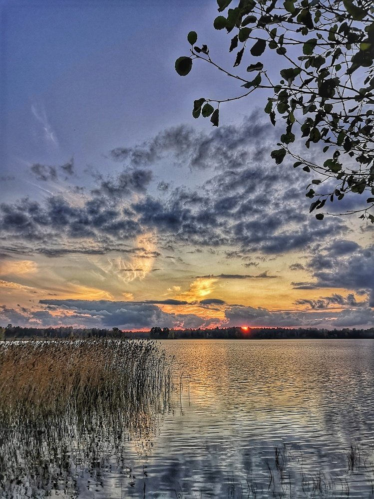 Закат на Вуоксе