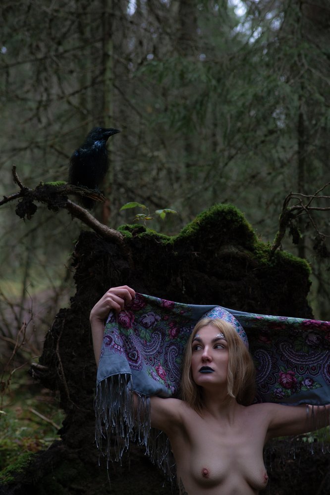 Ню на природе