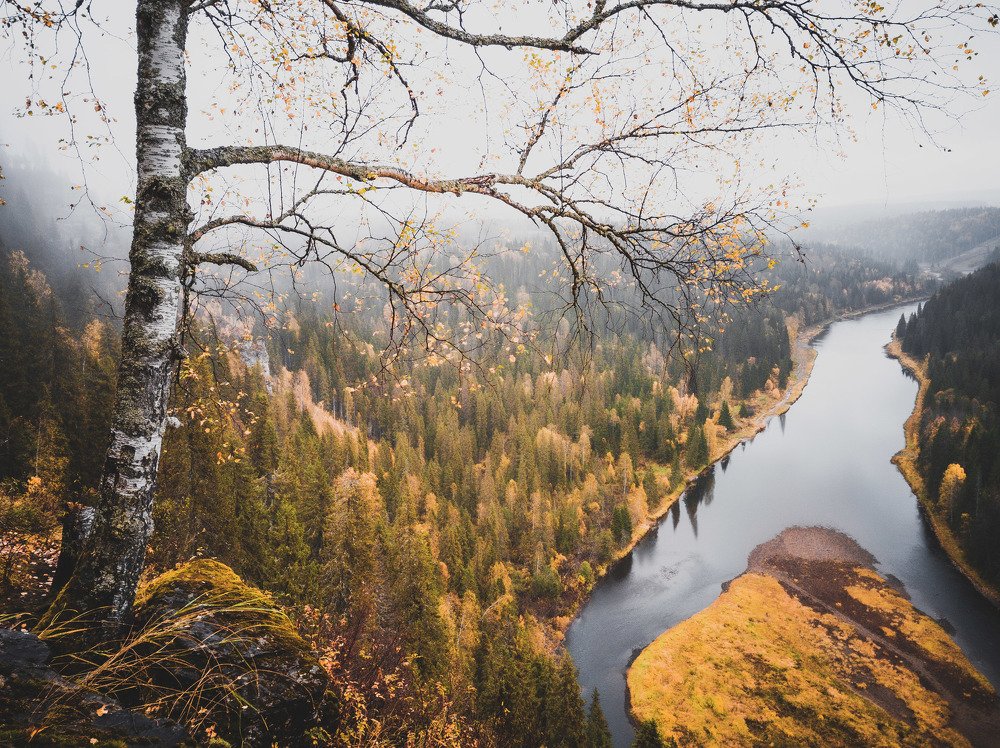 Осень на реке Усьва