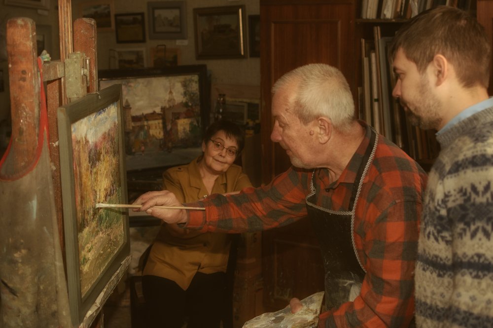 В мастерской художника