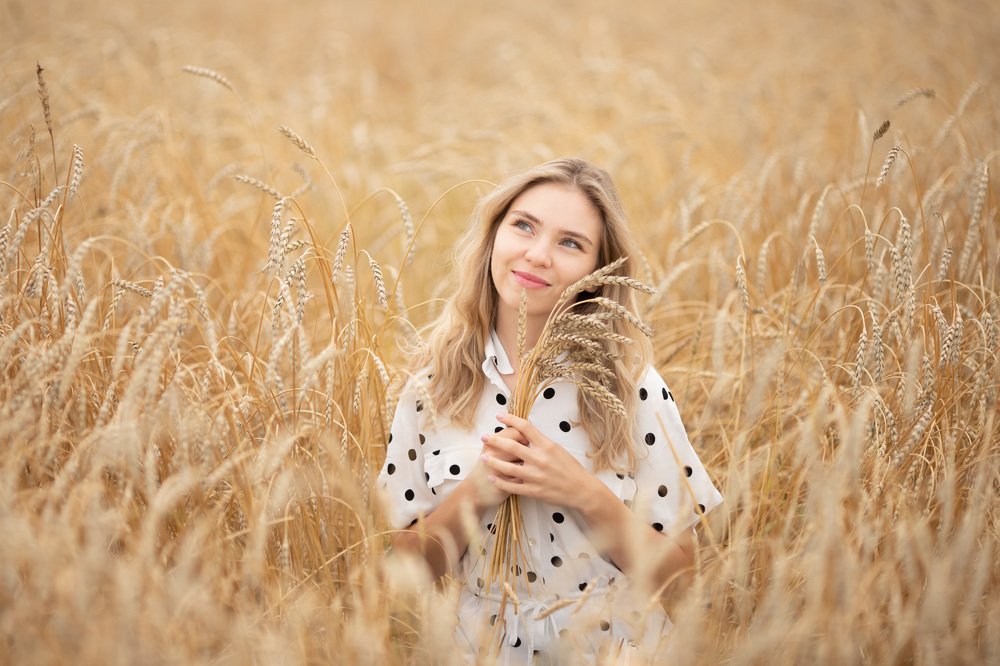 В пшеничном поле