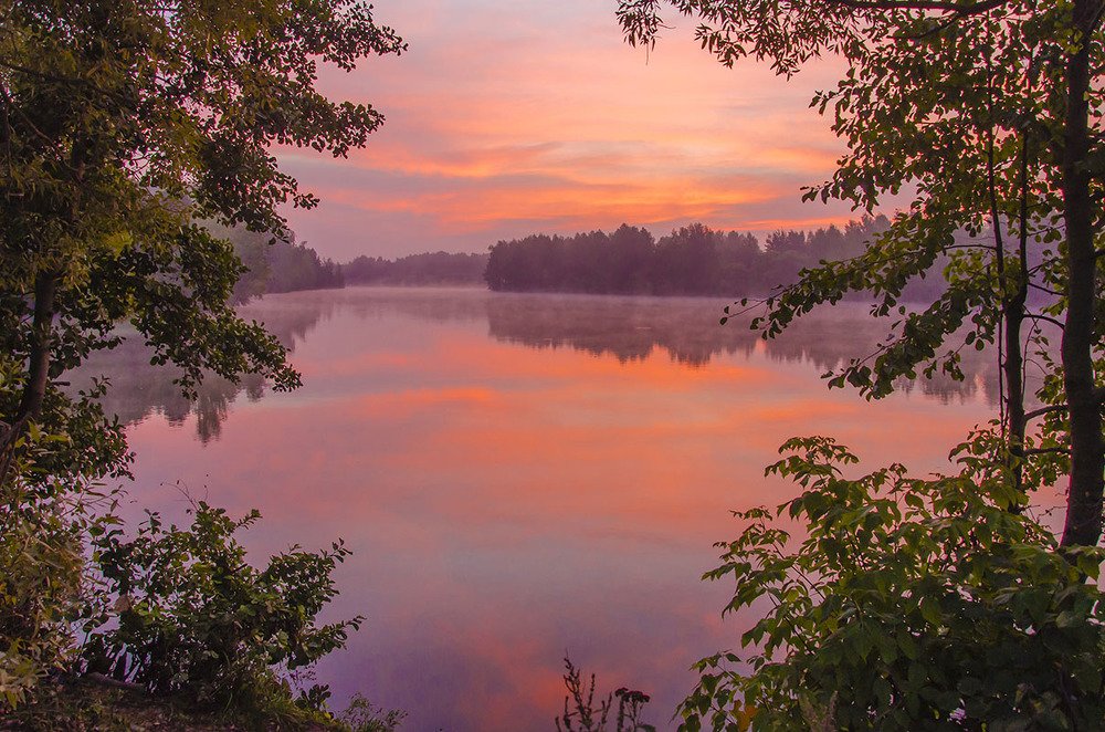 Красный рассвет !