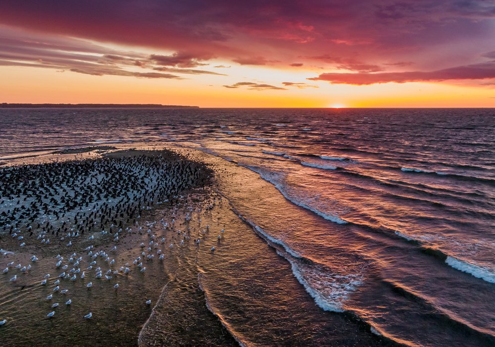 Провожая день.