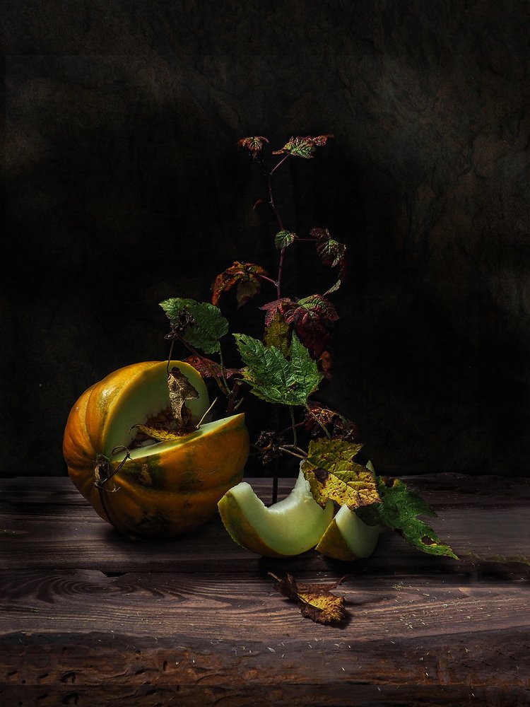 Зелёная дыня.