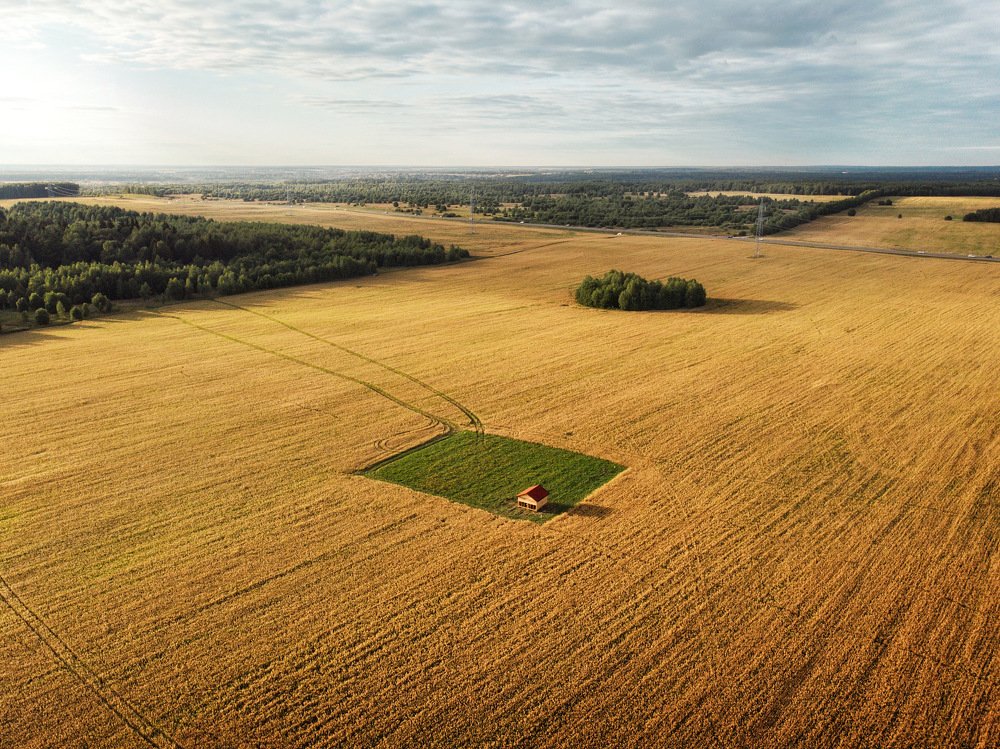 Landscape 2020. Perfect self-isolation.