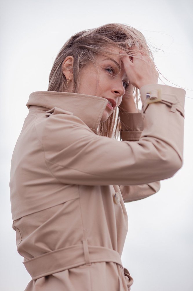 Beautiful blonde woman