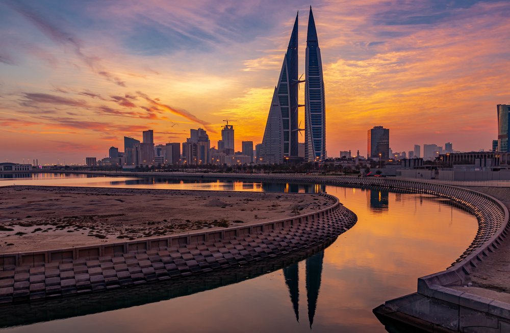 The Twins basking in the winter dawn