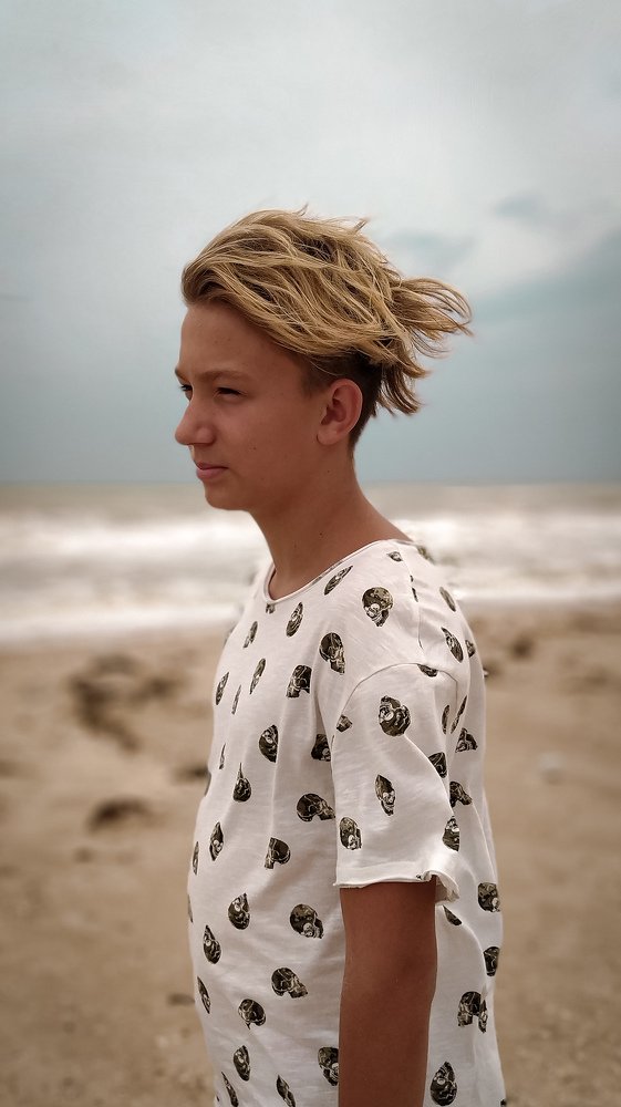 Ветренный день у моря