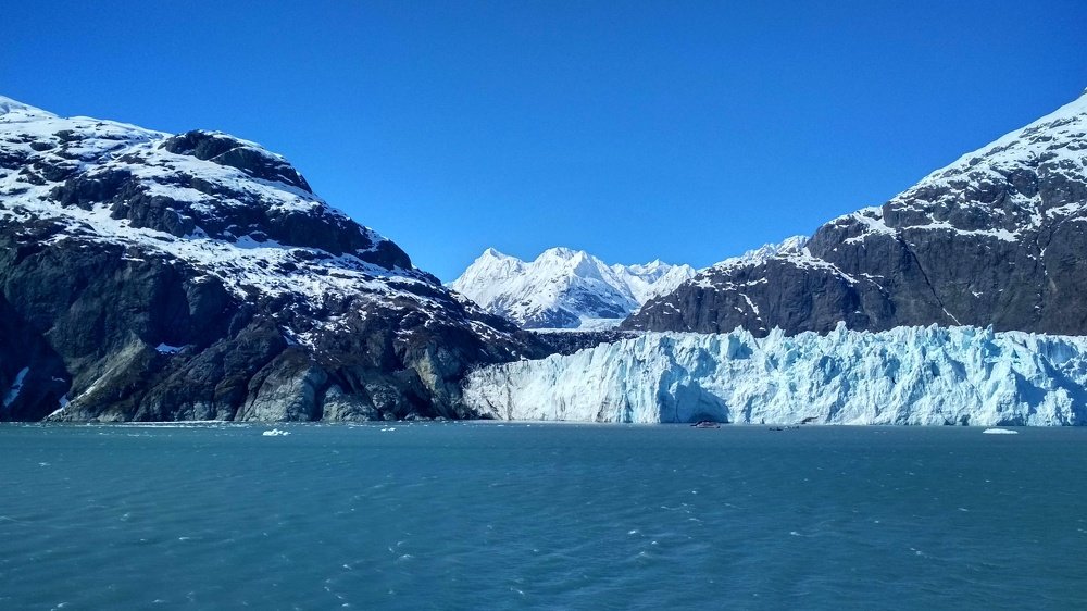 National park Glacier bay in Alaska