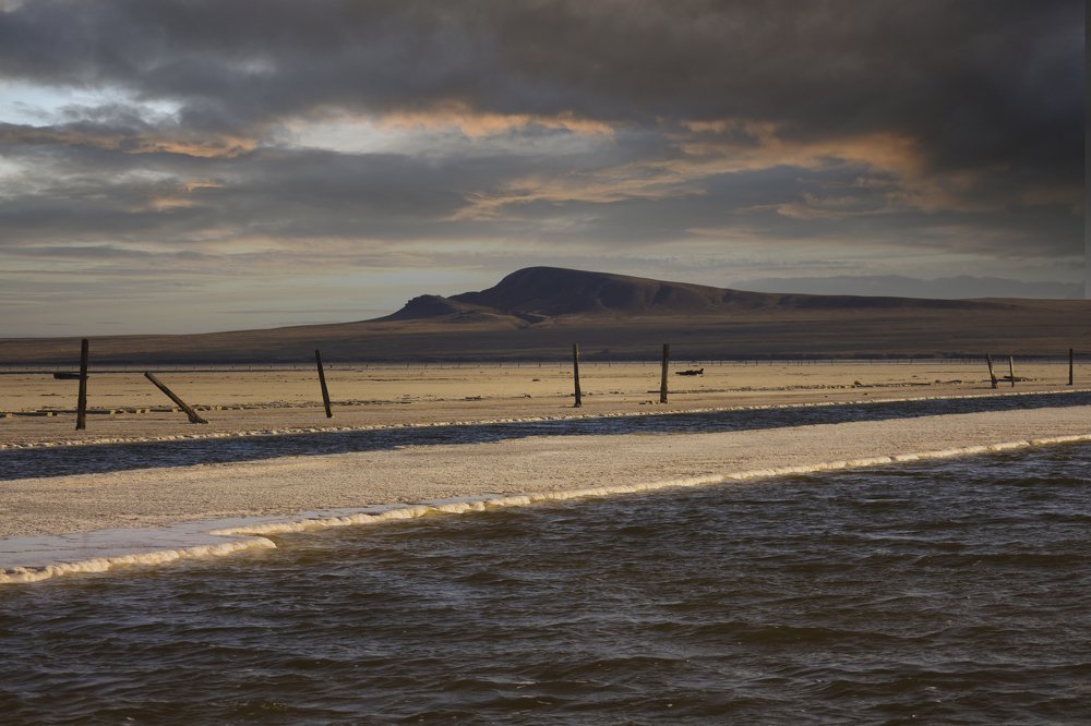 Вечер на озере Баскунчак