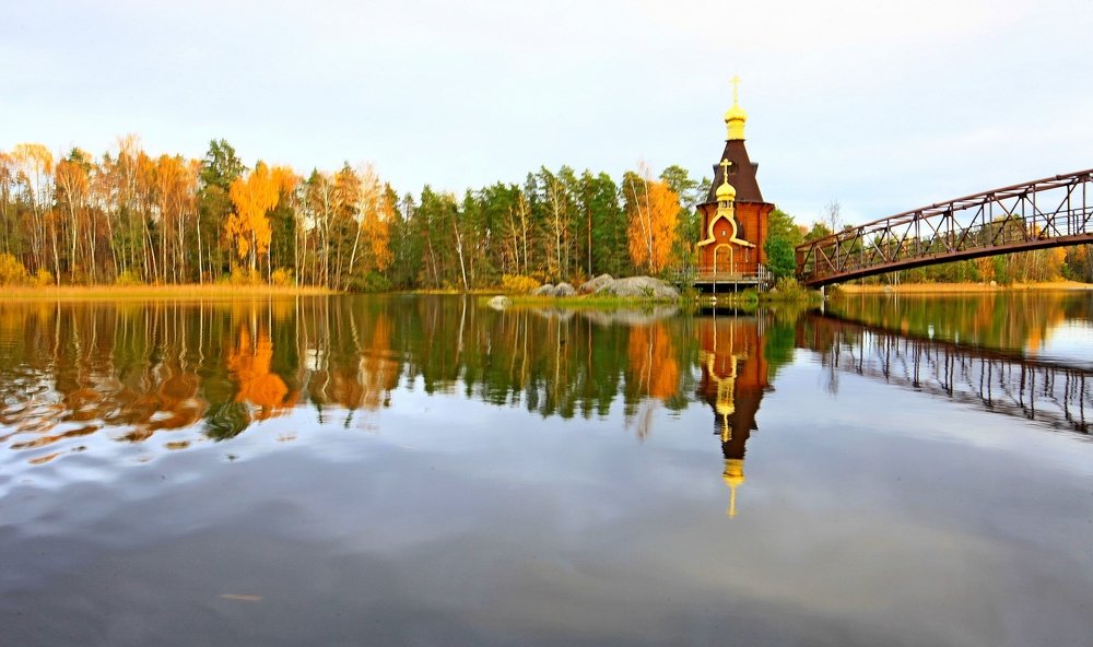 Осенний пейзаж. р. Воукса.