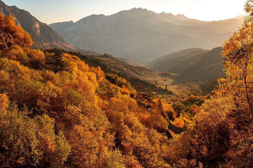 Золотая осень 2020 Ингушетия.