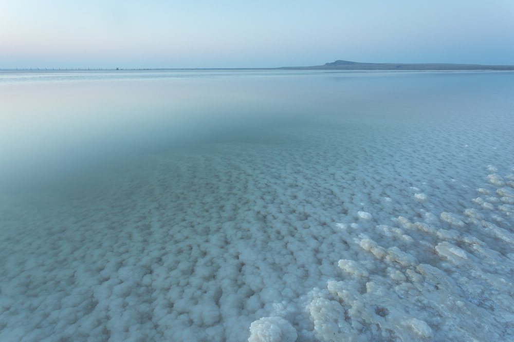 Баскунчак. Соляной иней