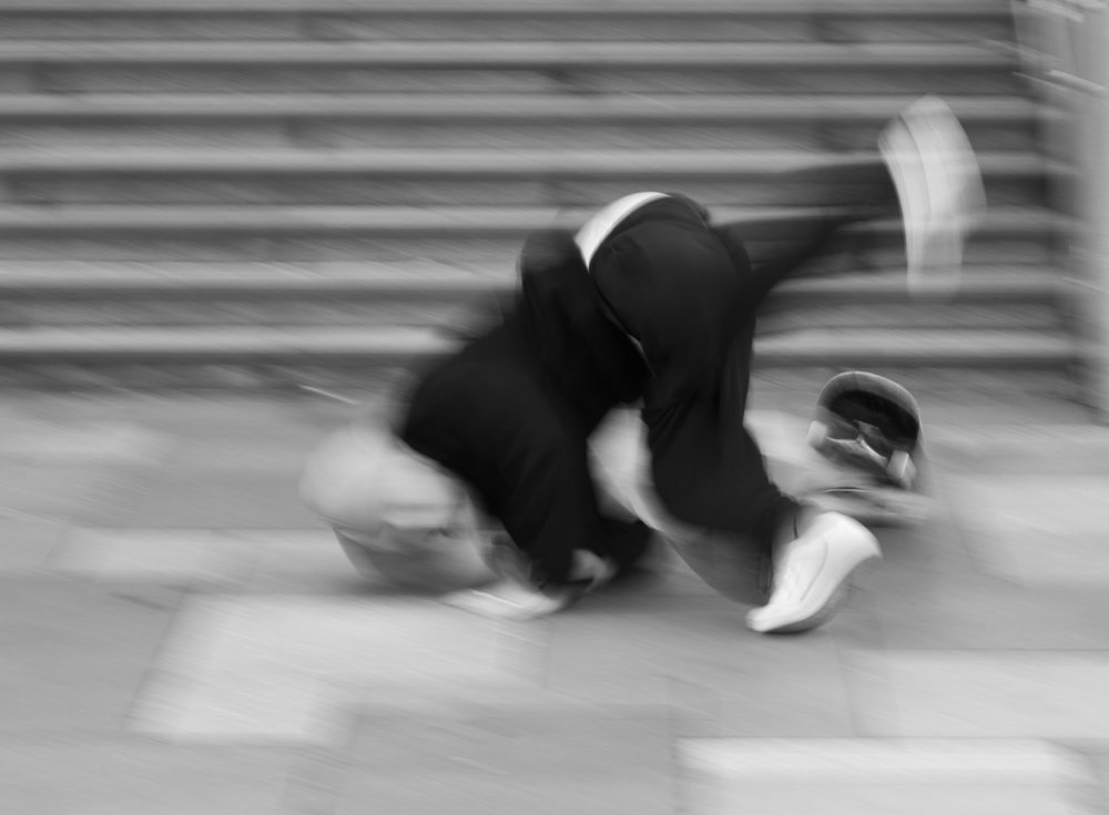 Ohhh - hard landing.