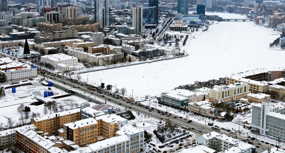 Городские просторы Екатеринбурга.