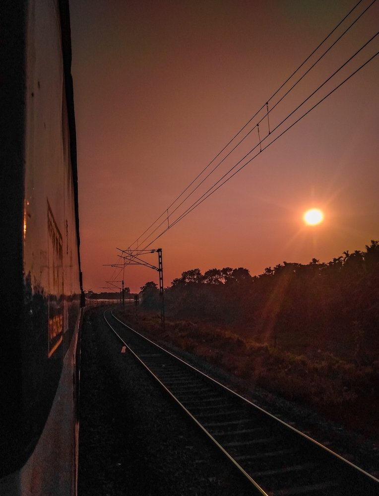 Journey through train