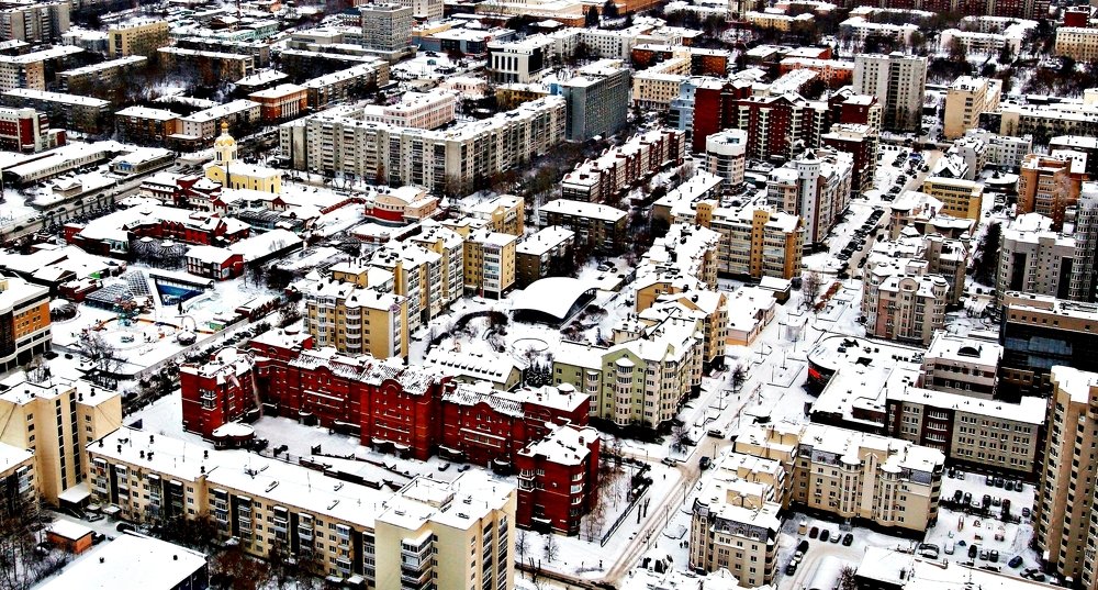 Городские просторы Екатеринбурга.