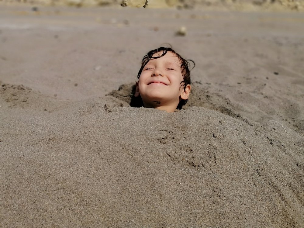 Море, солнце, песок и Я.