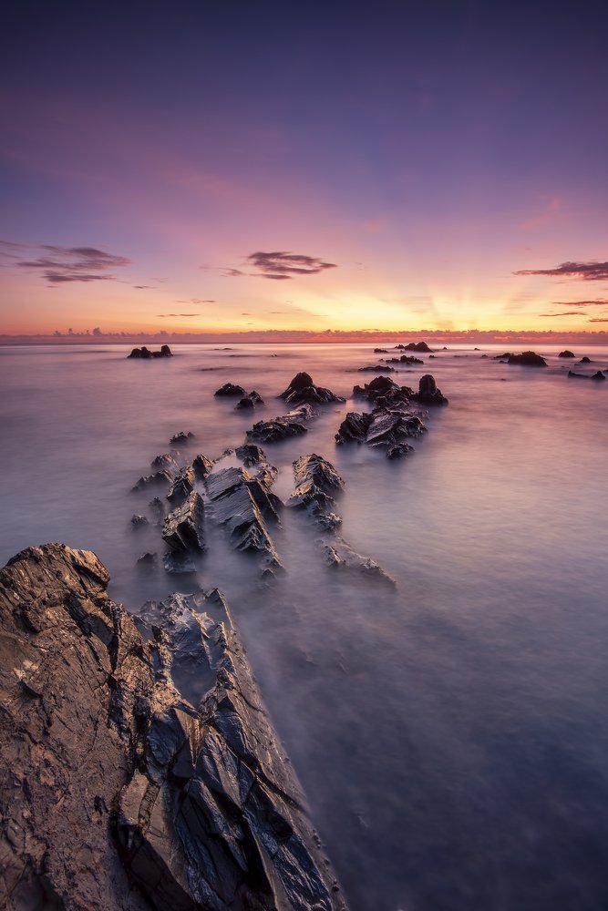 SUNRISE PANDAK BEACH TERENGGANU MALAYSIA
