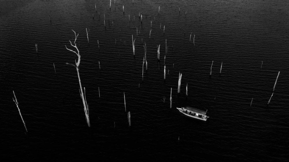 Fishing in Kenyir Lake Terengganu Malaysia