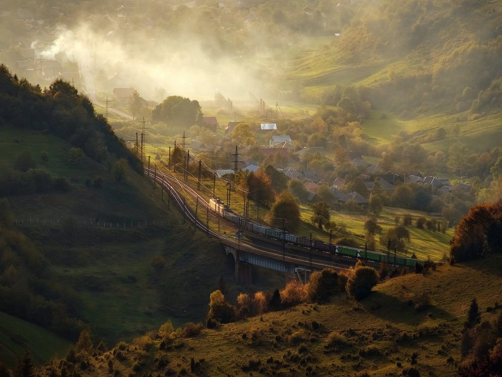 Осенний денек в Карпатах