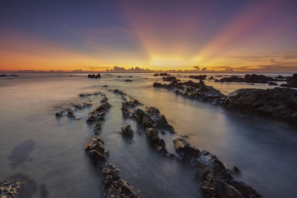 SUNRISE PANDAK BEACH TERENGGANU MALAYSIA