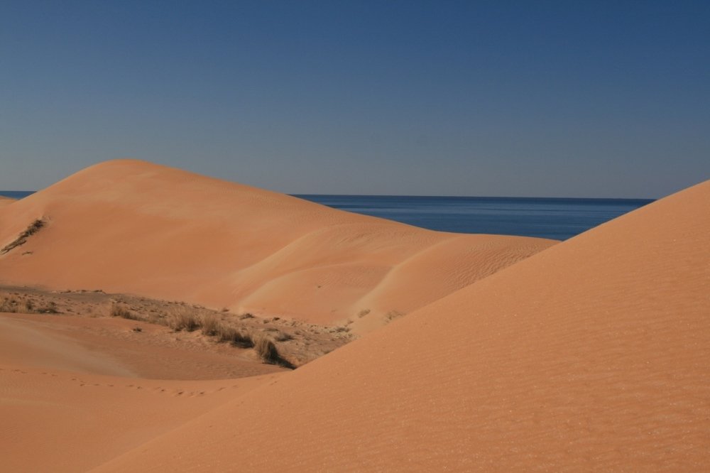 Sands north from Cheleken, Capsian Sea, Turkmenistan