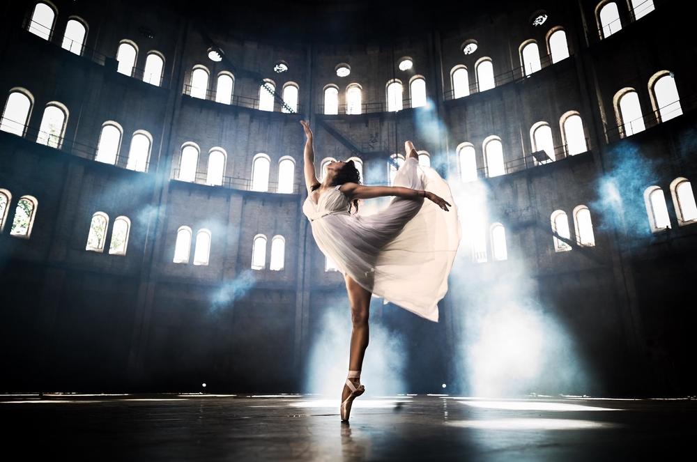 Ballet Dancer in Colosseum