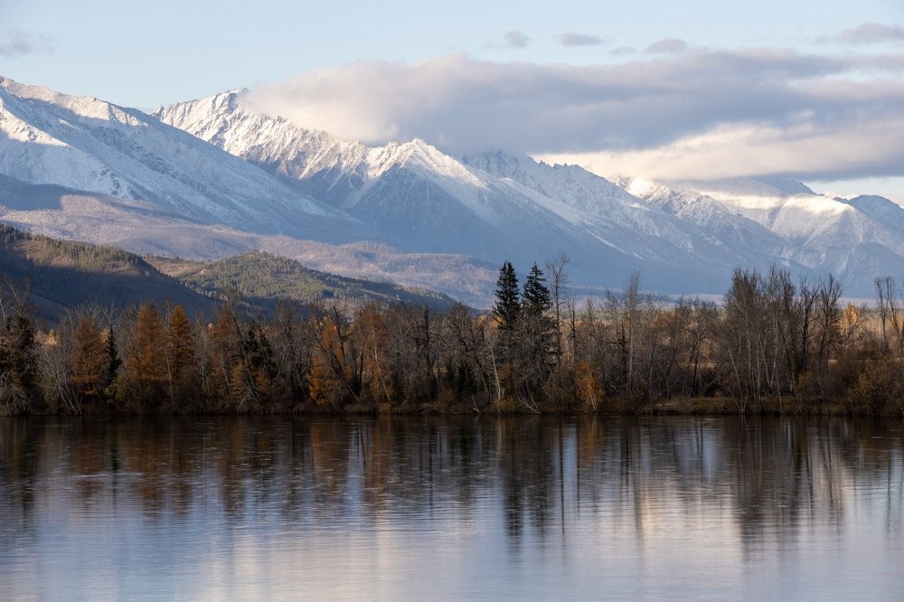 Баргузинский хребет. Байкал.