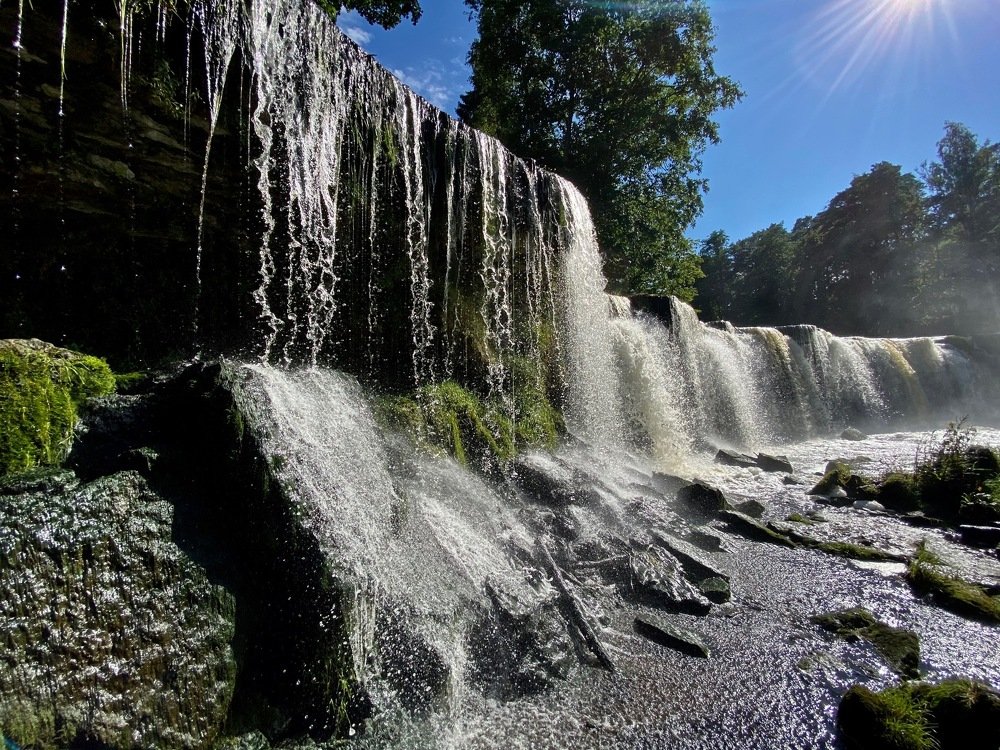 Водопад Кейла в Эстонии