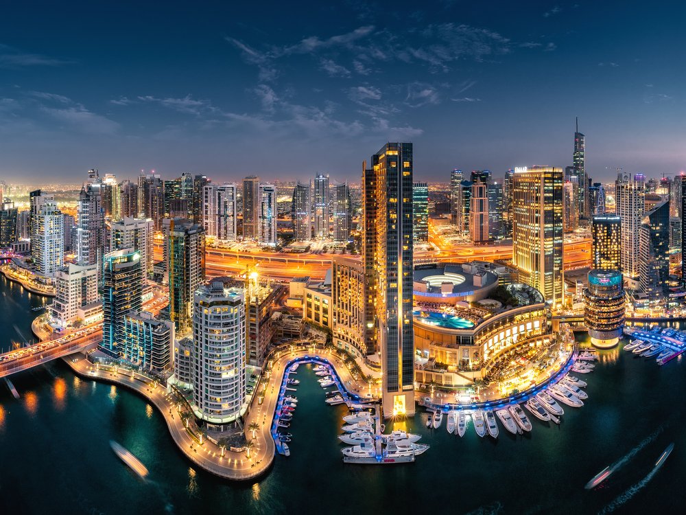 Dubai Marina By Night