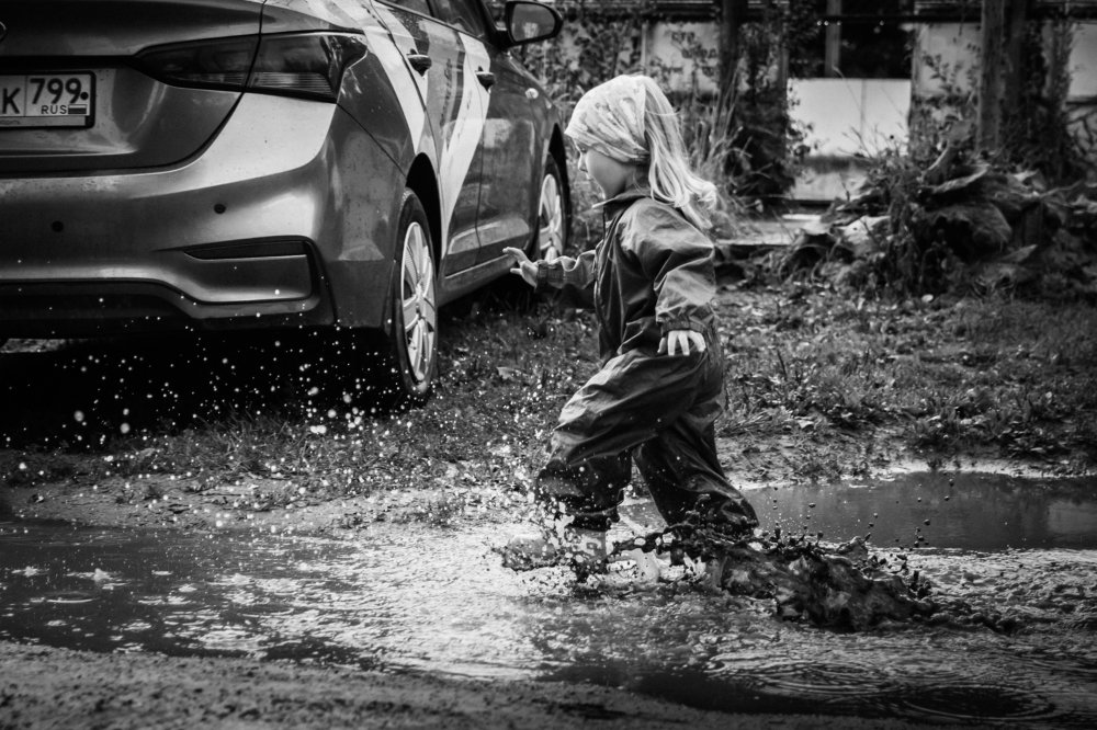 Бегу по лужам