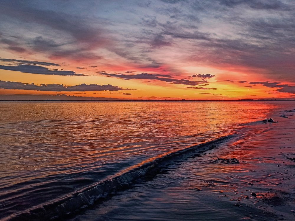 Закат над Северной Двиной