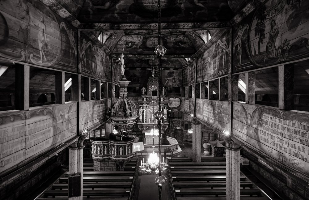 Habo church collection B&W