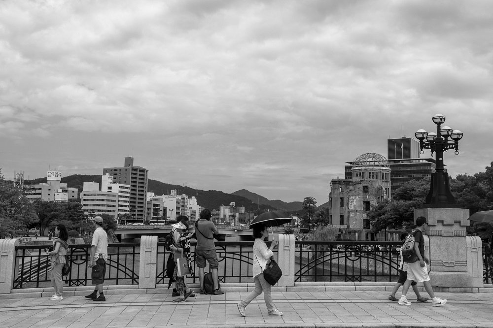 Walking in Hiroshima