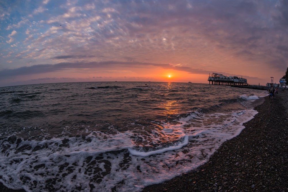 Предзакатная прибой