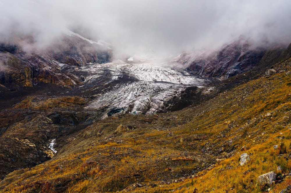 Октябрь в ущелье Алибек, Тебердинский заповедник, КЧР