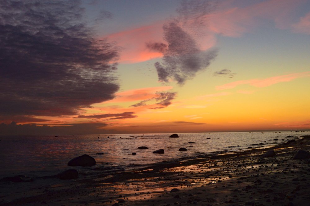 Закат на Финском заливе