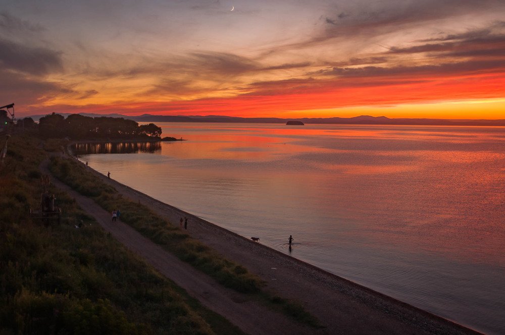 вечер во Влавдивостоке