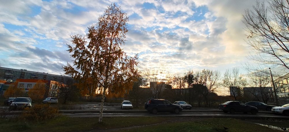 Последние минуты осеннего заката