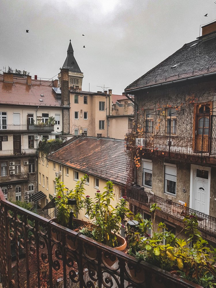 Cloudy day in Budapest