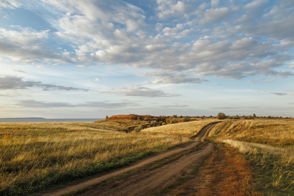 Волжские просторы.