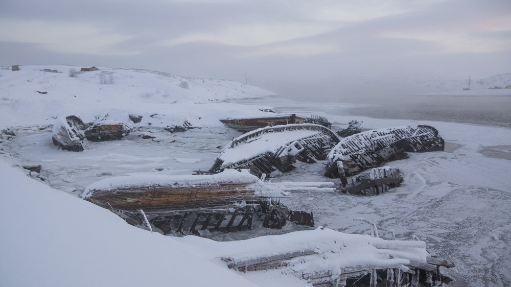 териберка, кладбище кораблей