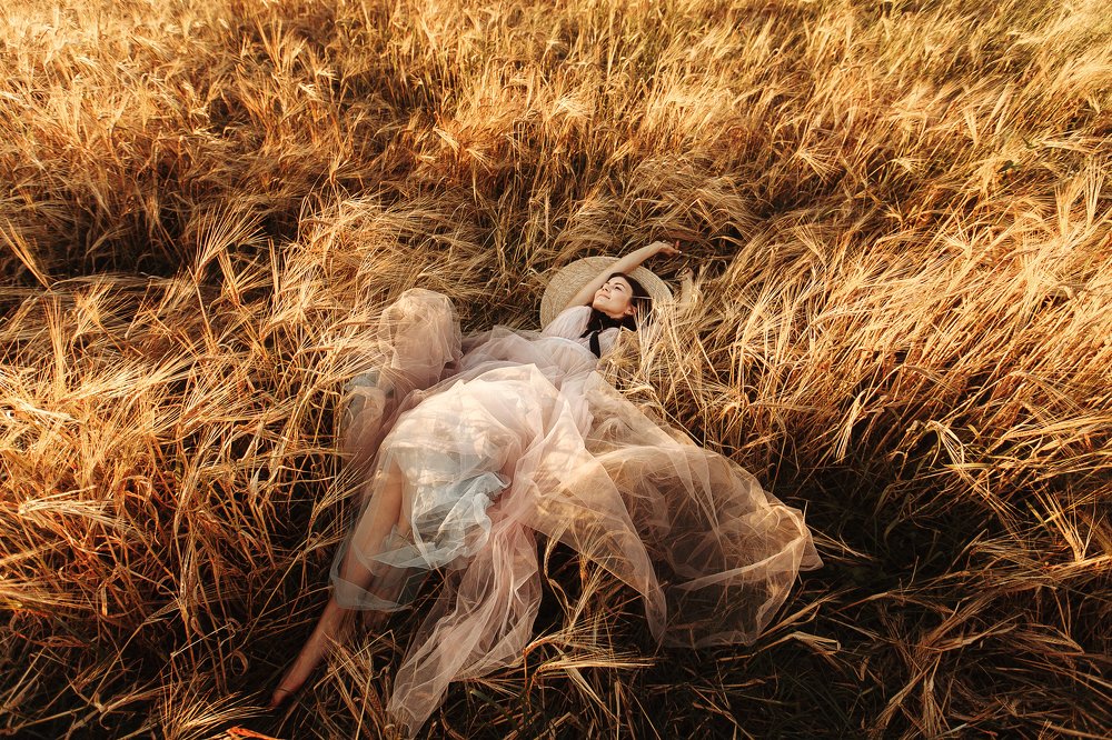 В лучах заката