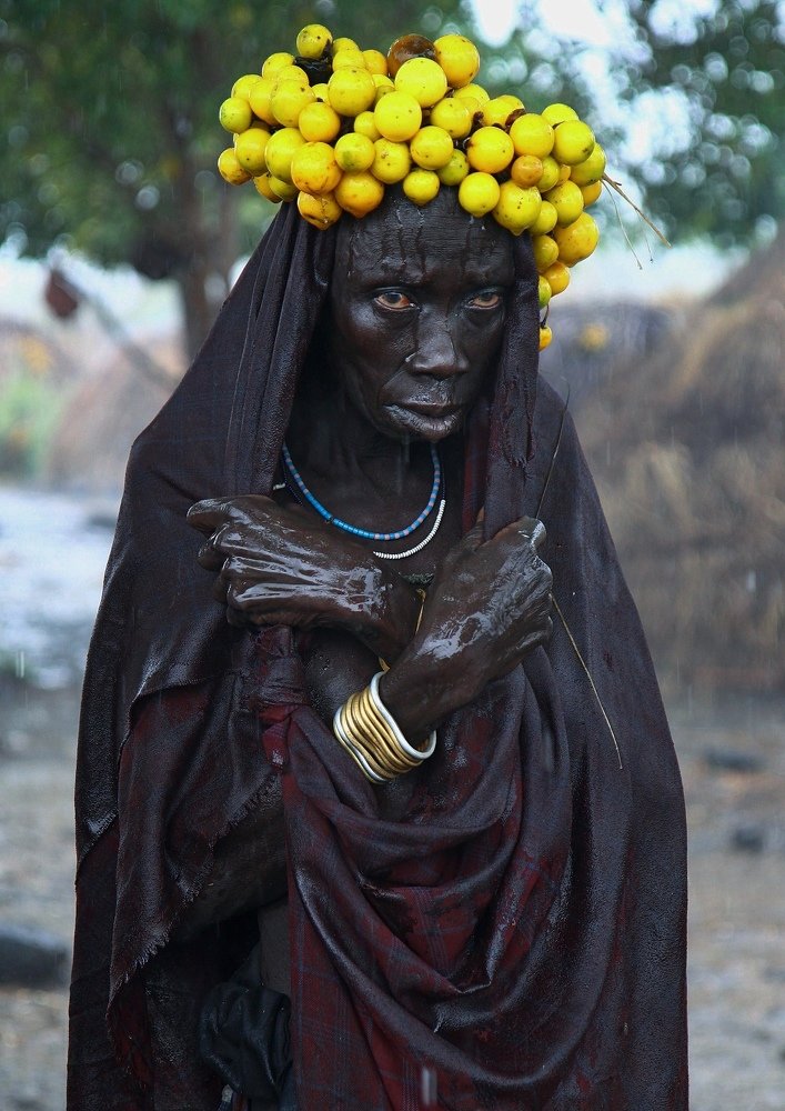 Женщина из племени Мурси (Эфиопия)