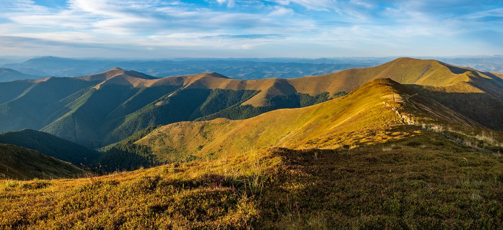 Осенний закат на Боржаве
