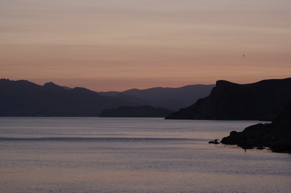 Закат над бухтой