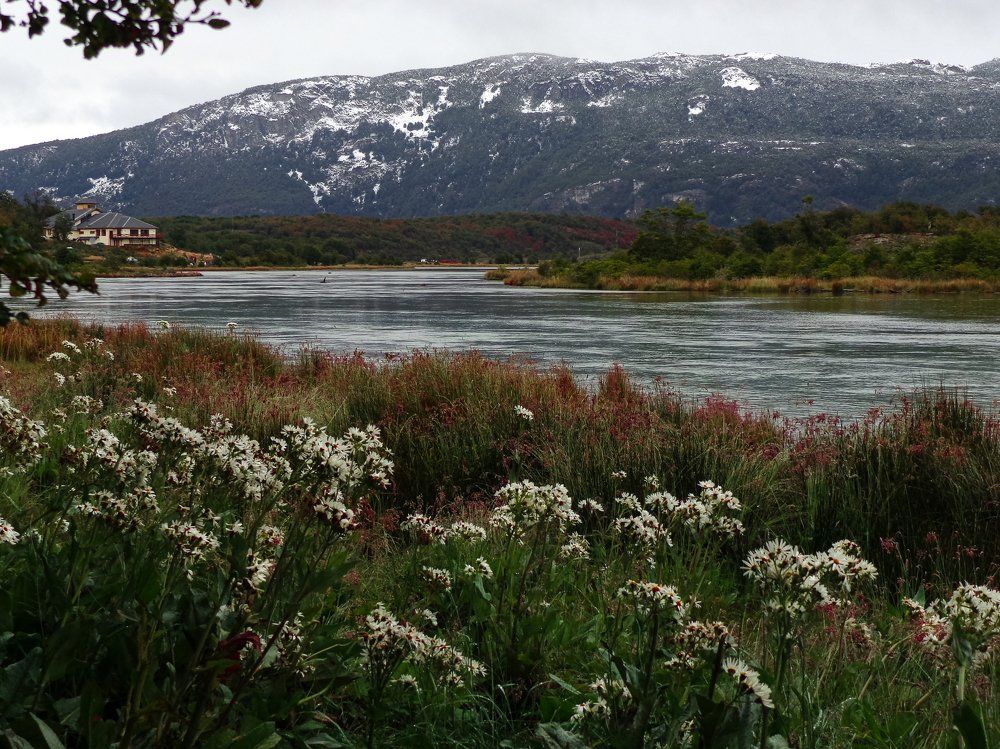 Ushuaia, Límite con Chile