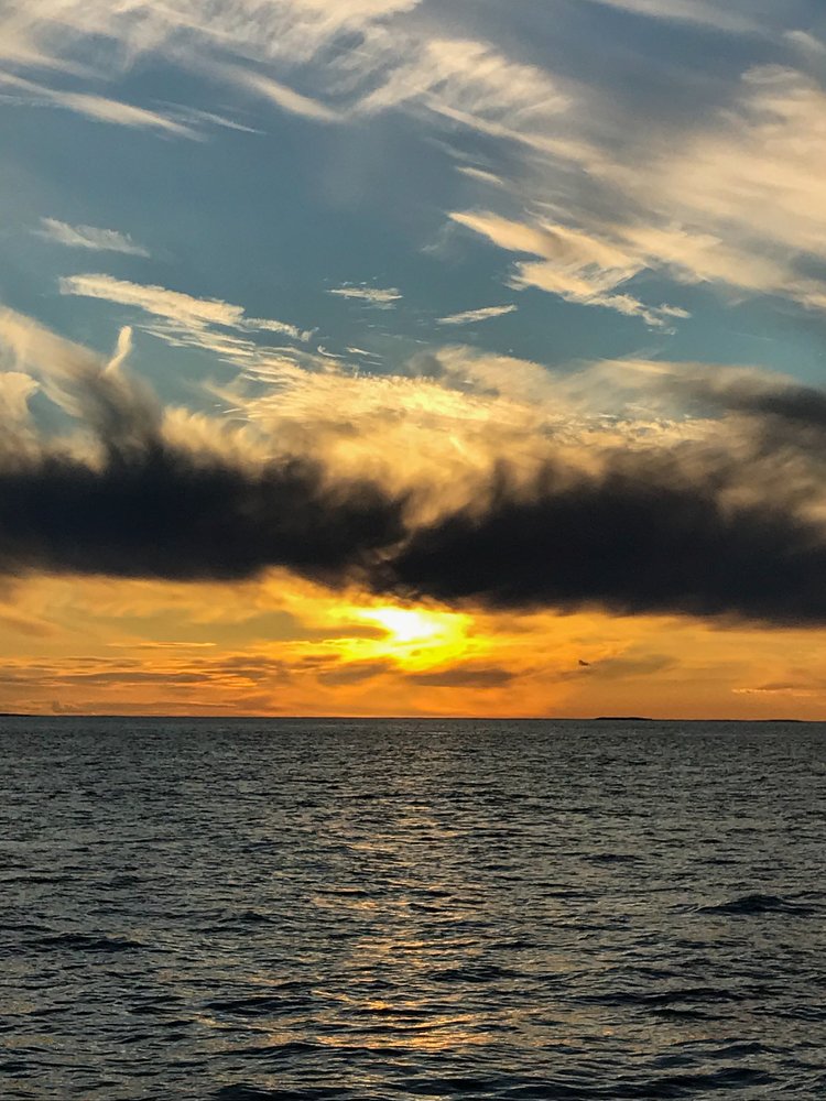 Закат на Белом море